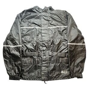 BILT Motorcycle Jacket Womens XL Black BLW 4 Waterproof Reflective Riding